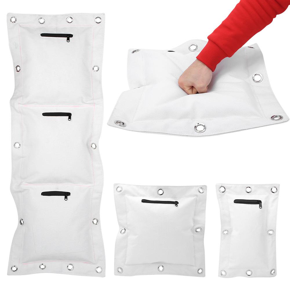 Wing Chun Wall Canvas Punch Empty Sand Bag Target with Zipper for Boxing Muay Thai Sanda
