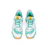 Anta Player 2 Cushioning Slip Resistant Abrasion Resistant Mid top Basketball Shoes Men's White Green 11941662S-2