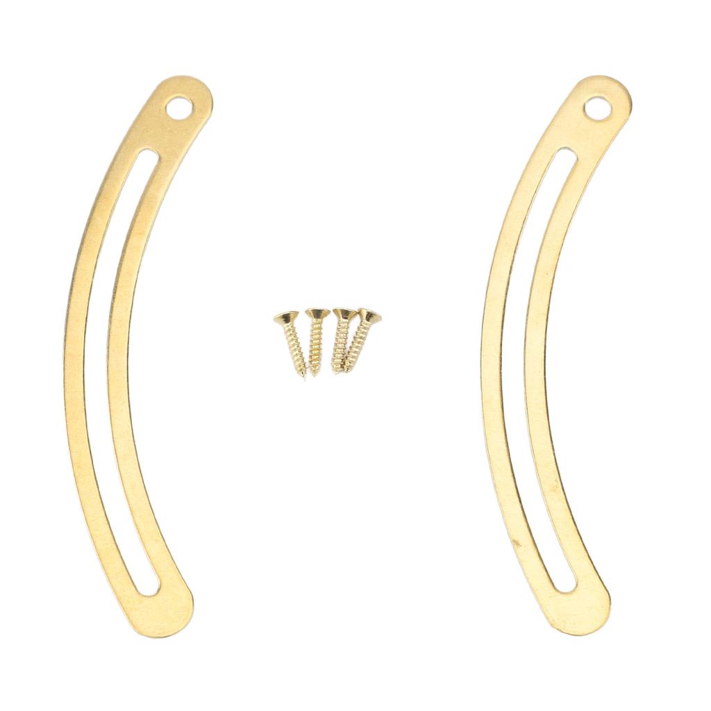20 Set Lid Support Hinge Metal Retro Lid Stay Hinge with Screw for Cabinet Box Furniture
