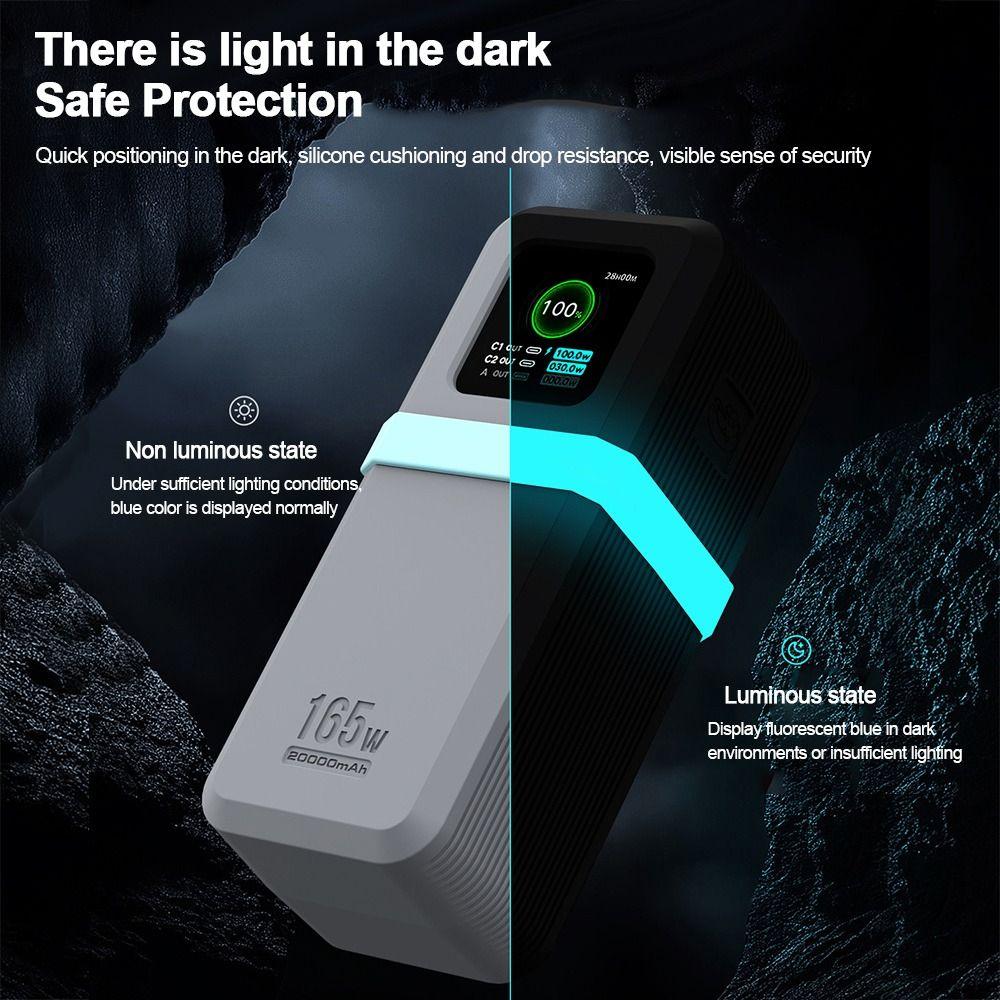 Weiche Silikonhülle Staubdichte Tragetasche für UGREEN PB726 20000mAh 165W für Reisen