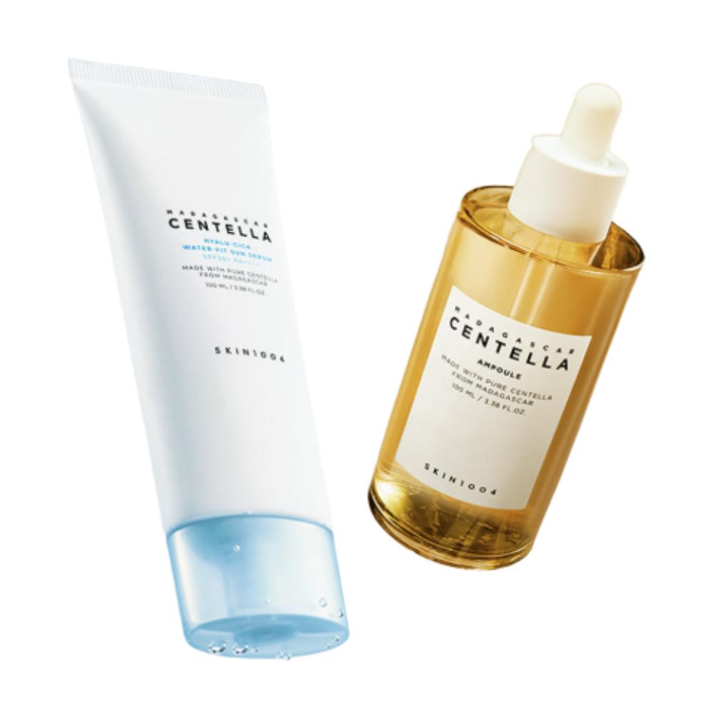 

SKIN1004 Madagascar Centella Ampoule 100ml + Hyalu-Cica Sun Serum 100ml