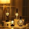 Nordic Iron Art Wine Bottle Decoration DIY Romantic Atmosphere Light Desktop Gift Creative Unique Home Decor