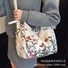 Casual Large-capacity Printed Bag Women's 2025 New One-pack Multi-purpose Backpack Commuter Shoulder Tote Bag