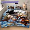 Fantasy Heroes Unite Bettwäsche-Set 3-teilig Bettbezug mit 2 Kissenbezügen Heim-Geburtstagsgeschenk
