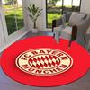FC Bayern Munchen Round Area Rug,Carpet Rug for Living Room Bedroom Sofa Playroom Decor,Non-slip Floor Mat