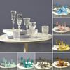 7PCS 1/6 Scale Dollhouse Water Cup Scene Model Doll Kitchenware Miniature Wine Glass Dollhouse