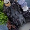 Large Resin Backflow Incense Burner with Mountain Design for Indoor Home Decoration