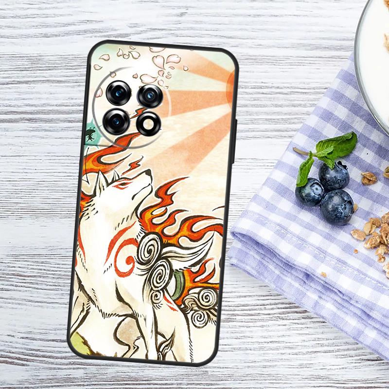 

Okami Wolf Case For OnePlus Nord N10 N20 Nord 2T 3 CE 2 Lite OnePlus 11 12 9 10 Pro 10R 12R 10T Cover OnePlus Nord N10