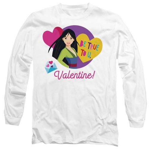 Disney Princess Unisex Adult Be True To You Mulan Valentine`s Day T-Shirt