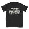 Northern Exposure Logo Worn Movie T Shirt Men's  100% Cotton Hipster T-Shirt Crew Neck  Tees Short Sleeve Clothes Gift