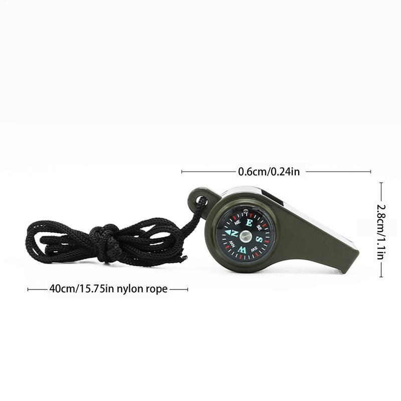 Safety Whistle Outdoor safety whistle with Lanyard Multi-functional Alarm Device High Decibel Safety Whistle Survival Whistle