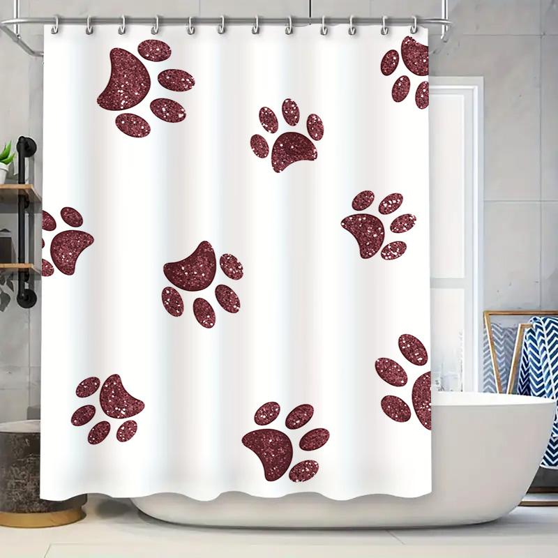 

Pink Bath Shower Curtain With Love Is Simple Decorative Letter Print For Home Bathroom Accessories In Pink White Colors (180X240 W60H190(CM)-1 Pcs
