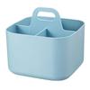 Space Efficient Stackable Basket Organizer with Handle for Daily Essentials