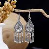 Vintage European & American Style Hollow Fashion Pendant Earrings for Women
