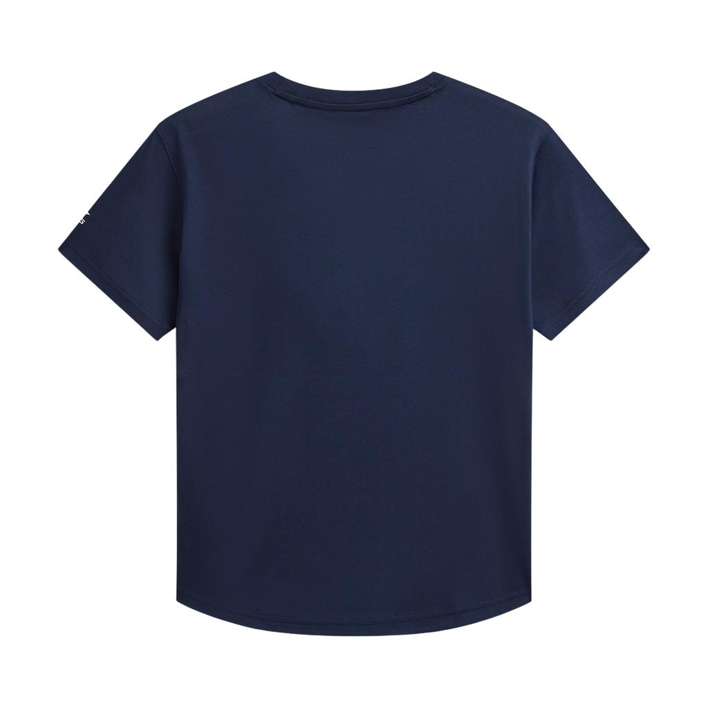 Li Ning Sports Lifestyle Series Pullover Round Neck Logo Letter T-Shirt Women Tops ATSW270-2