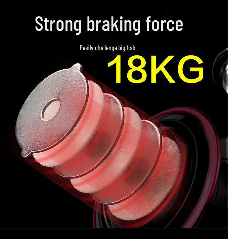 All-Metal Long Cast Spinning Reel for Lure and Sea Fishing with Rock Rod Compatibility