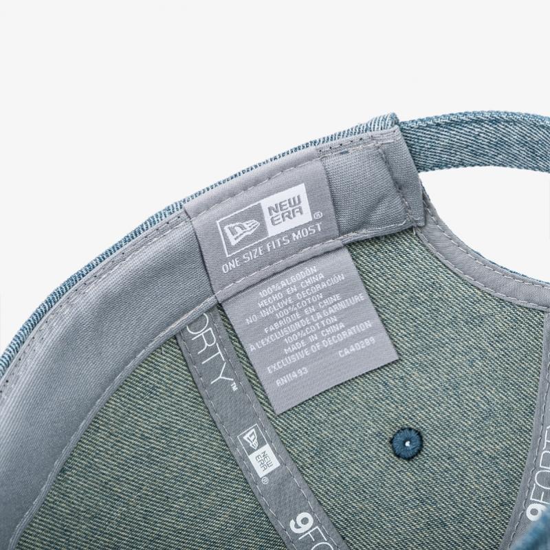 New Era Mlb New York Yankees Unstrukturierte Denim Baseballkappe Hellblau 14881501