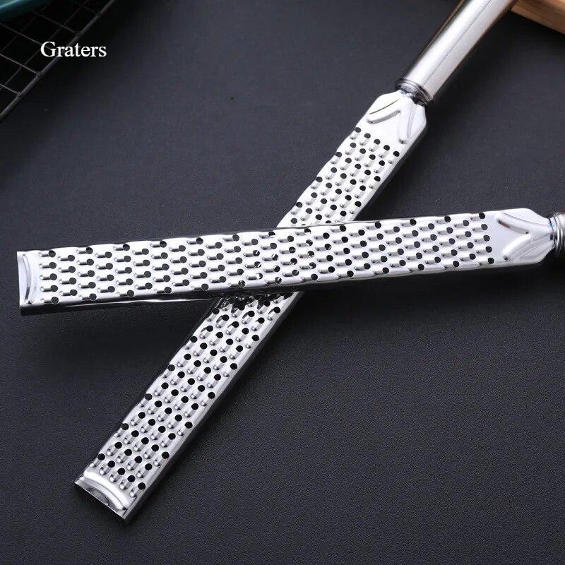Stainless Steel Grater Fruit Cheese Ginger Lemon Zest Cheese Grinding Silk Home Gadgets