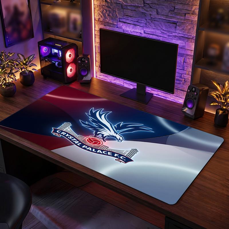 Tappetino Mouse Grande Stampa Calcio Crystal Palace, Tappetino Esteso Antiscivolo per Scrivania da Gioco per Ufficio Casa
