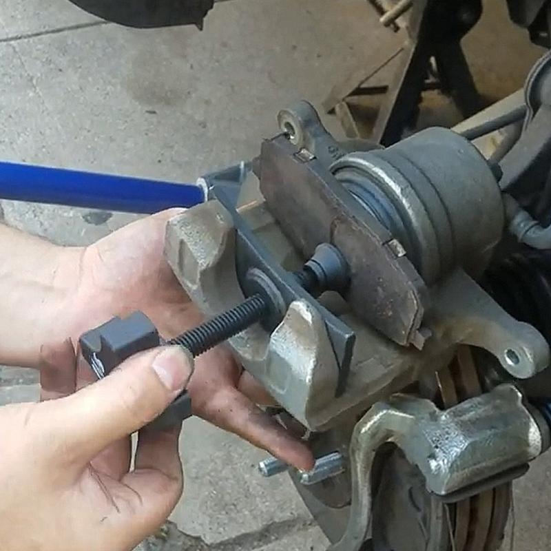 Brake Pad Spreader Brake Piston Tool with Solid Steel Swivels Joint Brake Piston Caliper Compression Tool Heavy Duty