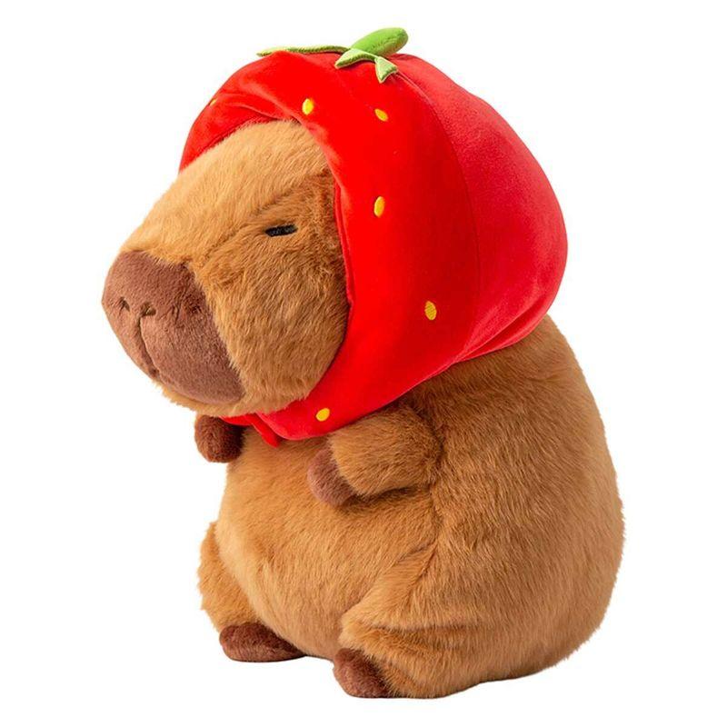 

Capybara Plush with Strawberry Hat 33cm