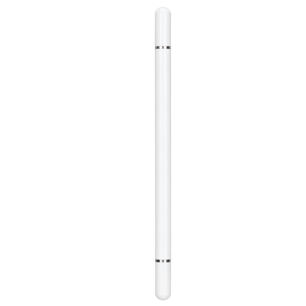 Stylus Pens 2 In 1 Accurate Control Aluminium Alloy High Durability Smart Touch PenWhite