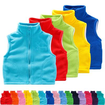 Teenager Outwear Waistcoats Sleeveless Jackets Children's Vest For Boy Girl Polar Fleece Baby Kid Vest Warm Winter