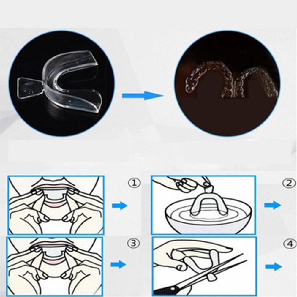 2 Pcs Invisible Orthodontic Braces For Teeth Thermoforming Mouthguard Teeth Trays Tooth Whitener Tools Oral Mouth Care Hygiene