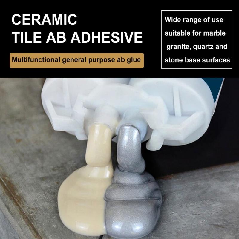 Ceramic Tile Porcelain Repair Waterproof Tube Tile Refinishing Porcelain Bathtub Repair AB Adhesive Glues for Porcelain