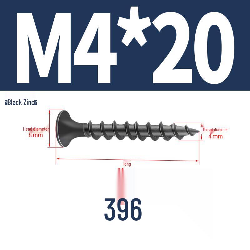 304 Stainless Steel Galvanized Hardened Coarse Thread Countersunk Flat Head Phillips Wood Screws