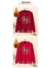 2025 New Style Tang Suit Plus Velvet Warm Sweater for Middle-Aged and Elderly Women 