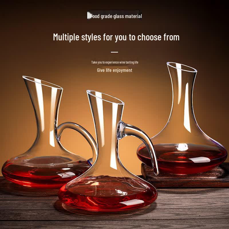 UO SO Handmade Crystal Glass Wine Decanter