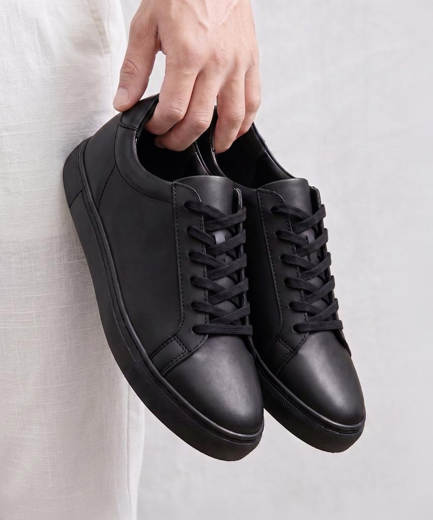 Thenopi Retro 6Cm Height-Increasing Sneakers All Black