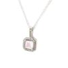 Les Trésors De Lily [N5376] - Silver Necklace 'Sissi' Pink White Silver