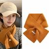 Thickened Cross Neck Warmer Windproof Women Winter Neckerchief  Apparel Accessories