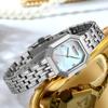 CURREN Square Stainless Steel Ladies Watch Elegant Simple Fashionable Gift Watch with Box