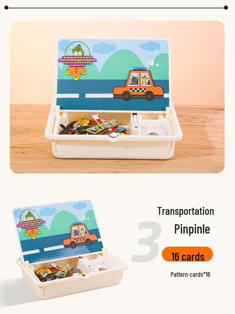 2025 Bestseller Magnetic Puzzle for Kids - Enhancing Intelligence & Early Education for 6-Year-Old Boys & Girls