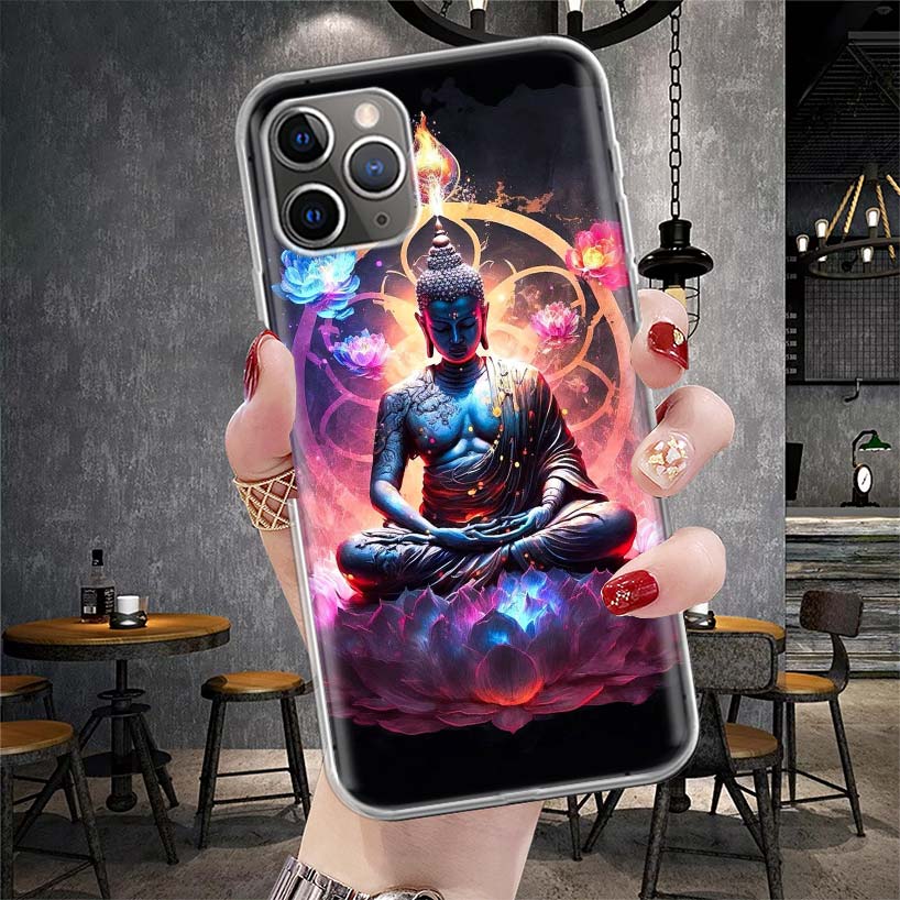 Gautama Buddha Budha Belief Soft Phone Case For IPhone 11 17 Air 16E 16 Pro Max 15 + 14 Plus 13 Mini 12 Apple 7 SE 8 Fundas Coqu