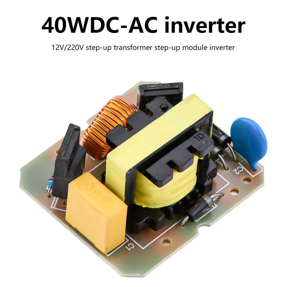 

Dual-Module 40w DC-AC 12V to 220V Step Up Voltage Transformer Converter Boost Inverter Power Transform Module