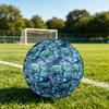 1pc Fantasy Bull Winter Theme Soccer Ball Football, Size 5, Lightweight PVC, Outdoor Training Soccer Ball,Sports Gift T61475