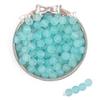 Transparent Frosted Acrylic Round Beads for DIY Jewelry and Beading