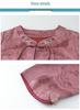 2026 Spring/Summer Embroidered Lace-up Round Neck Top for Middle-aged Women – Short Sleeve Chinese Style Shirt