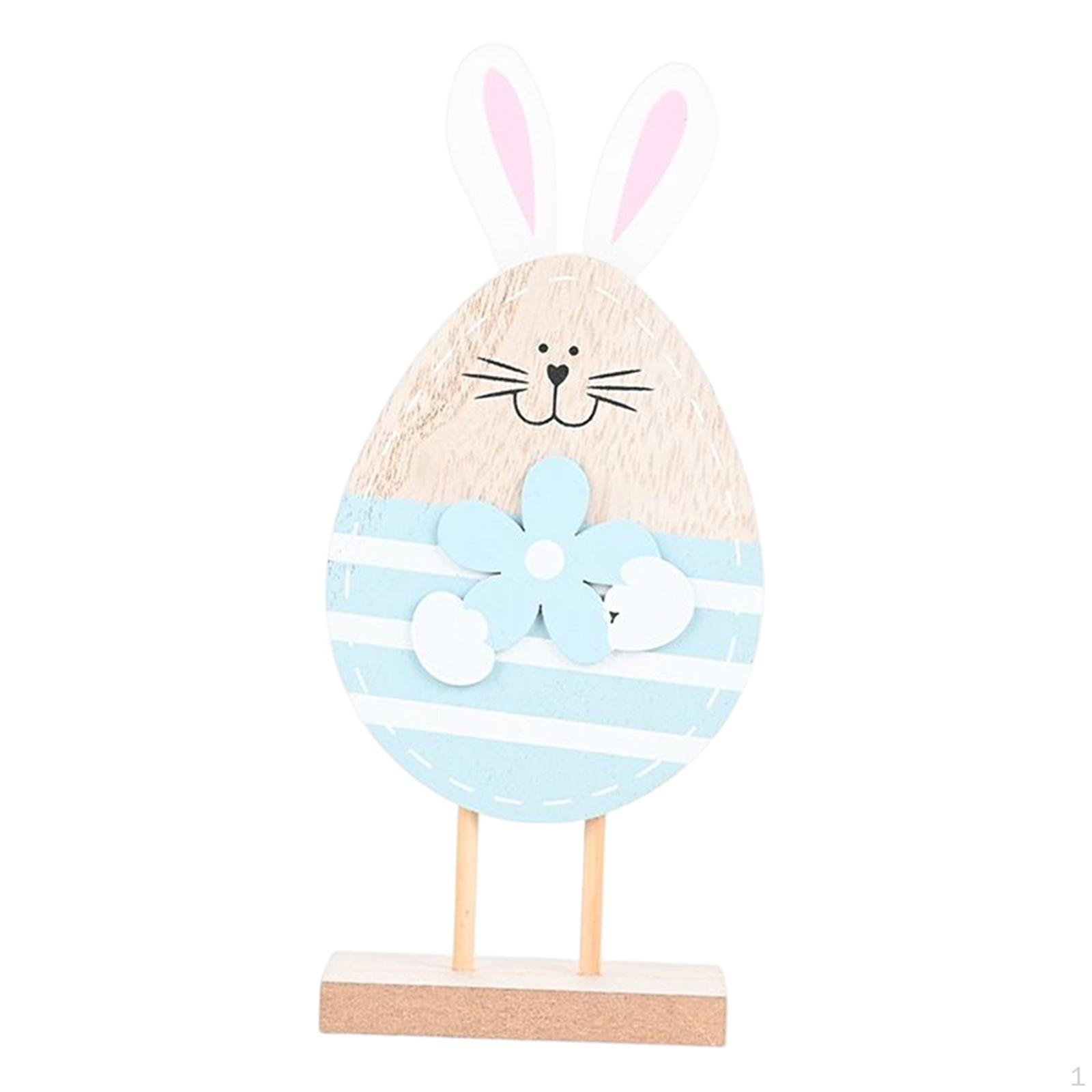 

Ornament Spring Easter Decors Crafts Adorable Figurine Sculpture for Holiday Office Farmhouse Table синій