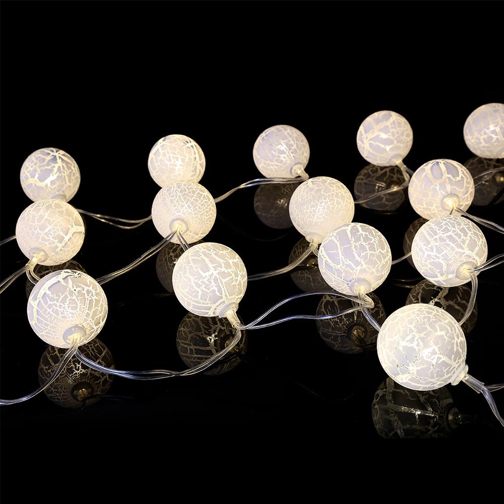 2.1m 20 LED Easter Egg Crack Ball Shape String Light Christmas Party Home Decor
