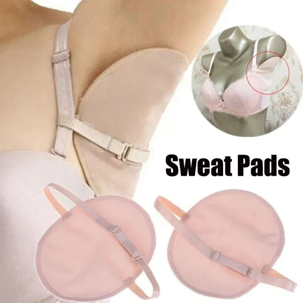 2PCS Reusable Sweat Pads Quick-drying Adjusted Armpit Sweat Strap Pads  for Women Men