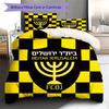 Set di biancheria da letto con motivo Beitar Jerusalem FC, copripiumino e federa, regalo di compleanno per la casa.(1 * copripiumino + 2 * federa, senza nucleo)