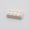 40pcs DIY Building Blocks Thick Figures Bricks 2x4 Dots Educational Creative Size Compatible With 3001 Plastic Toys for Children