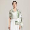 100% Silk Scarf Women Print Hangzhou Handkerchief Pure Silk Neckscarves Luxury Bufandas Silk Shawl   Long Scarf
