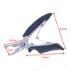 1PCS Stainless Steel Fishing Pliers Multifunctional Curved Mouth with Lure Cut Line Tool Luer Cutter for Angling