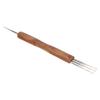 Dreadlock Crochet Hook Set Bamboo Handle DIY Braid Hair Weaving Wig Making Tool0.5 Single Head Plus Three Head